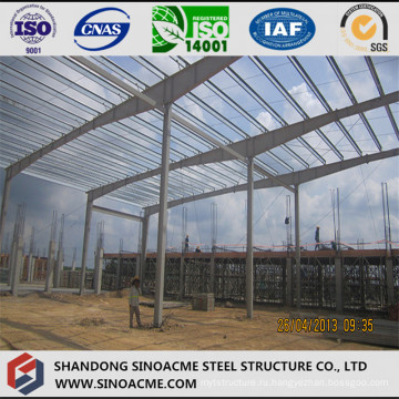 Остроконечные рамки мастерской стальной структуры с установкой